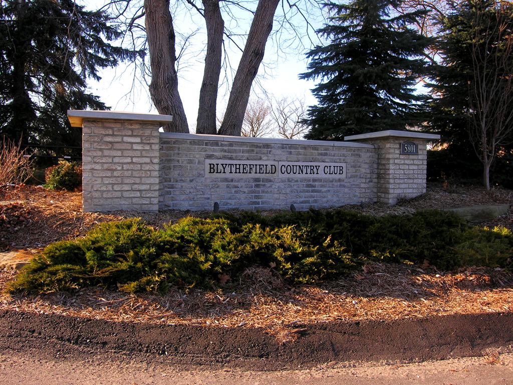 Blythefield Country Club Sign