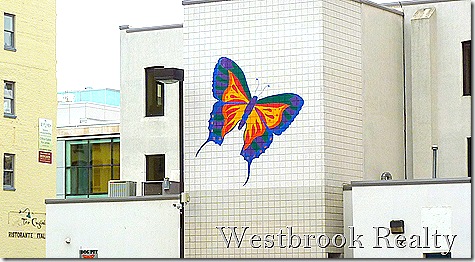 Butterfly mural downtown GR