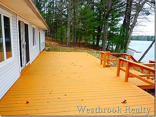 Clear Lake Cottage deck
