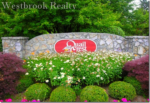 QuailCrestCondosSign thumb Forest Hills Michigan Neighborhood Real Estate Report Quail Crest Condos May Aug 2012